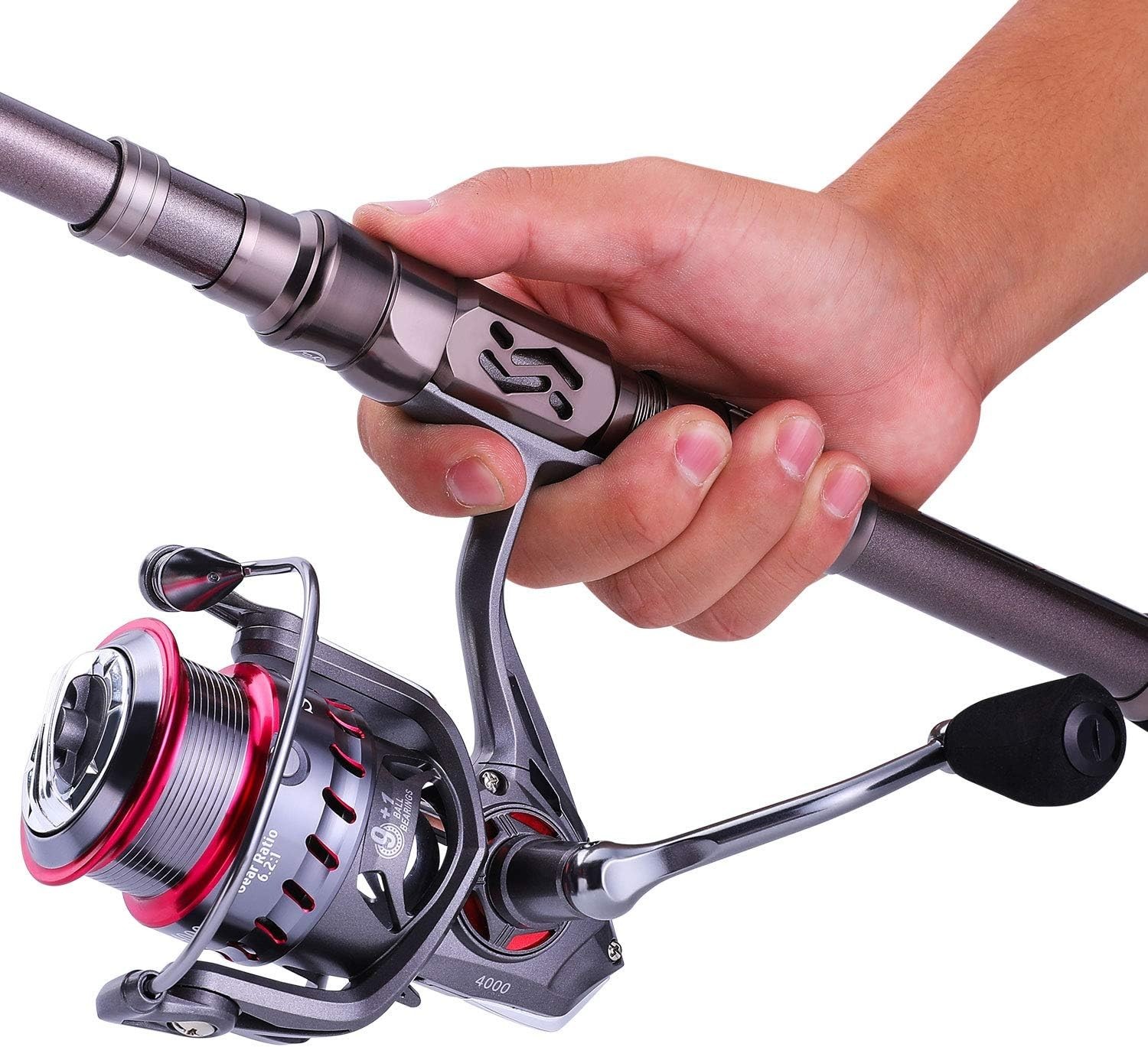 Telescopic Fishing Rod – 24 Ton Carbon Fiber,CNC Machined Reel Seat, Comforta…