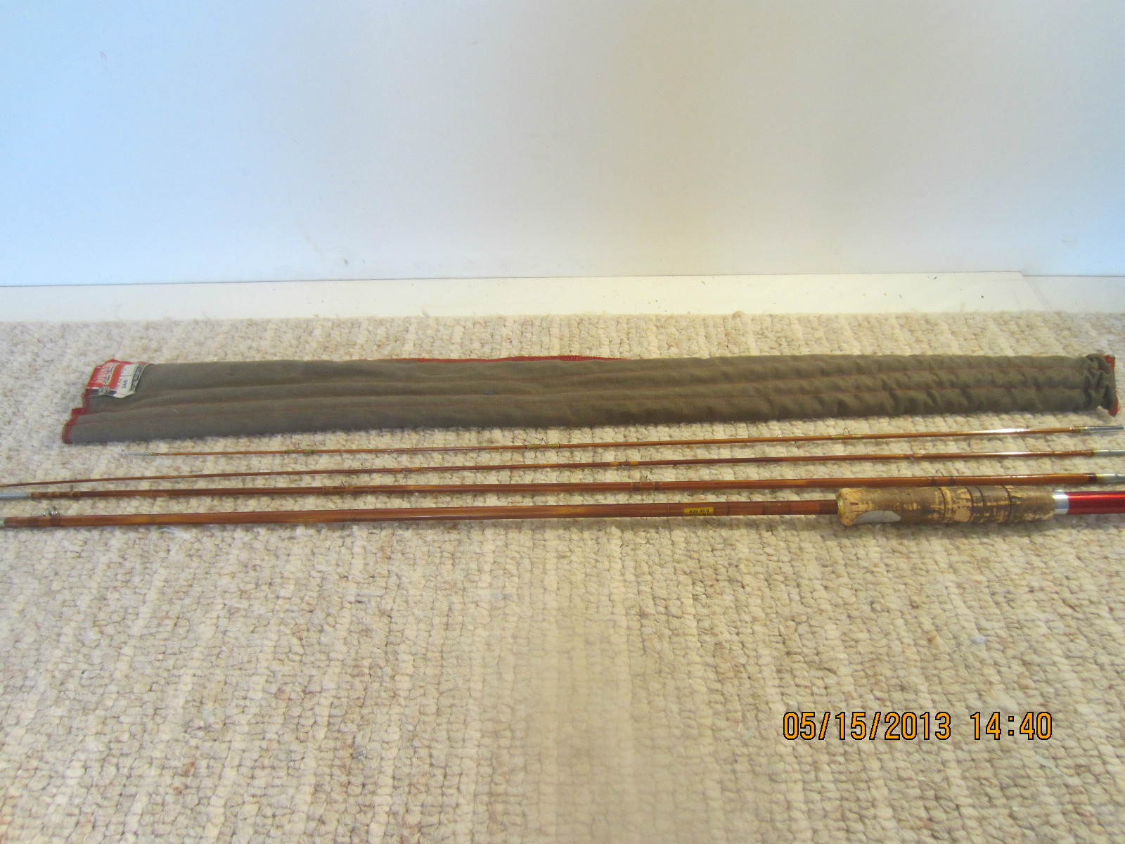 VINTAGE, SOUTHBEND BAIT CO. 5 PC. FLY ROD SET