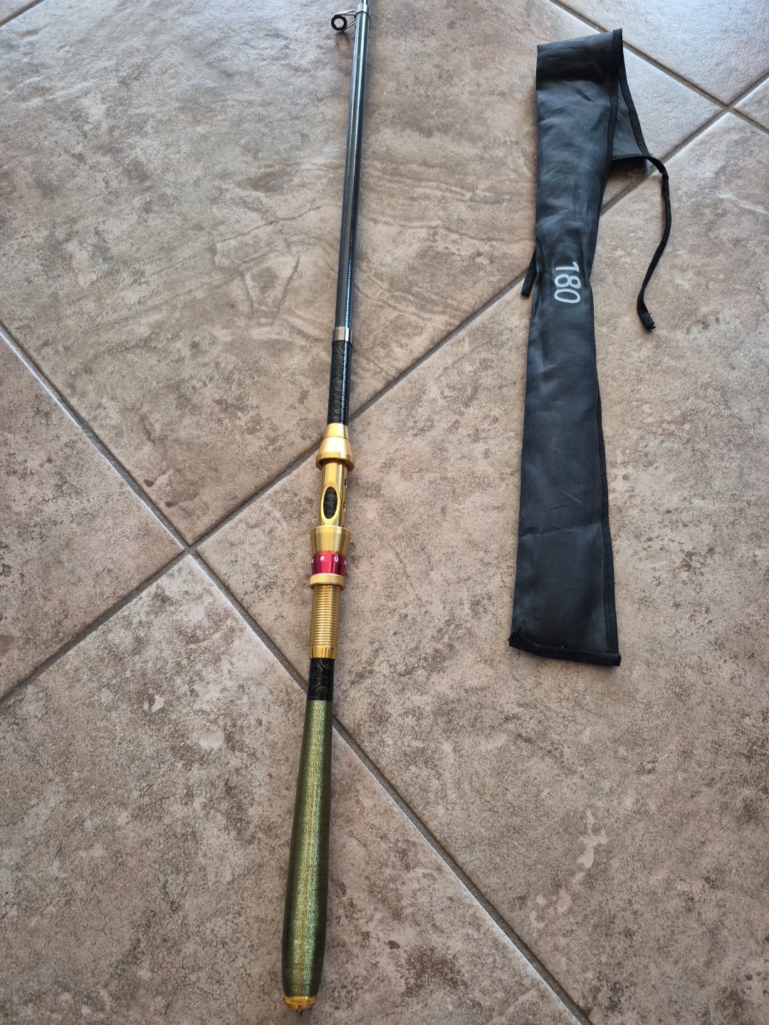 K8356 Carbon Fiber Travel Spinning Telescopic Fishing Rod Graphite