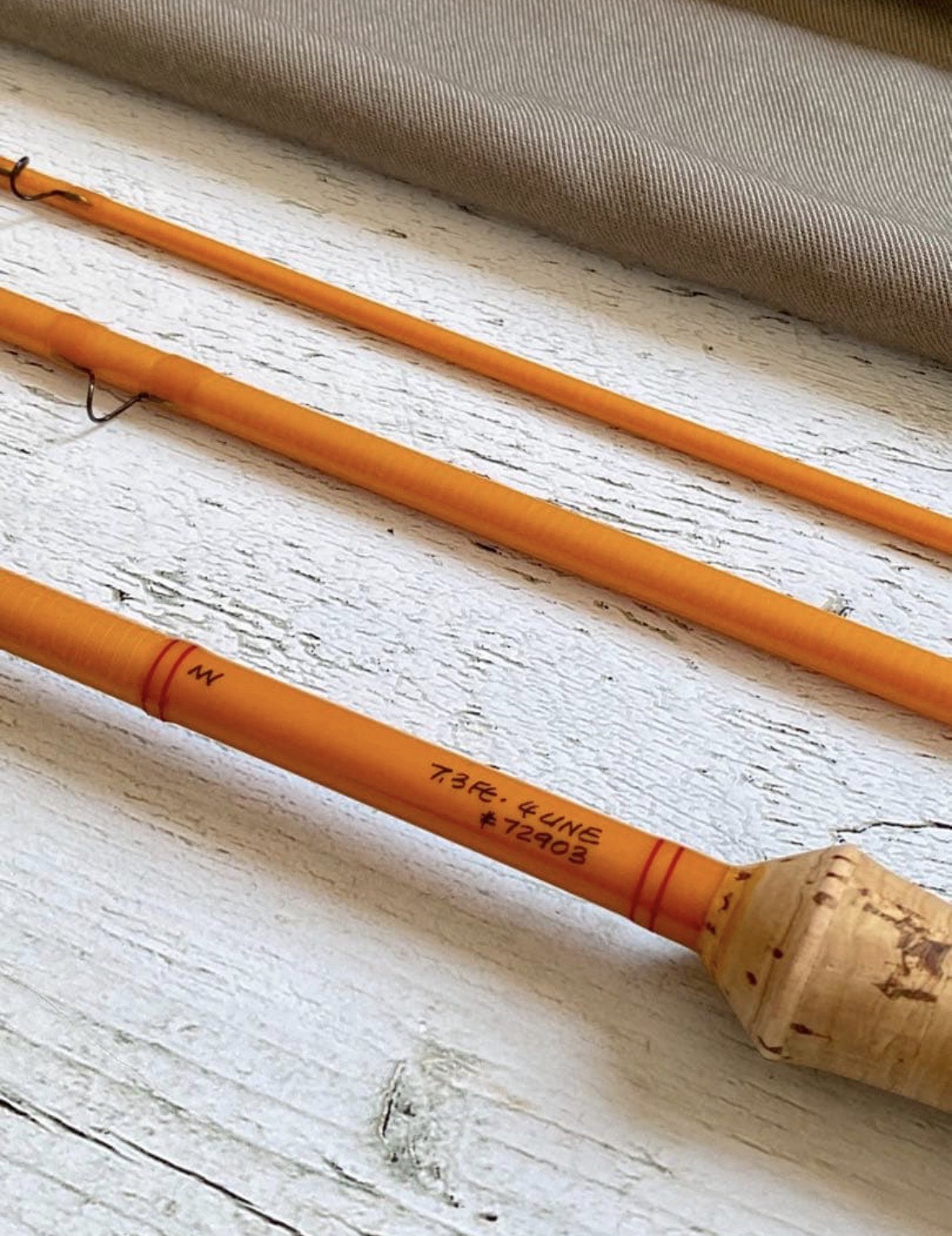 Mario Wojnicki 7’3″ #4 3pc Fly Rod free shipping DDP
