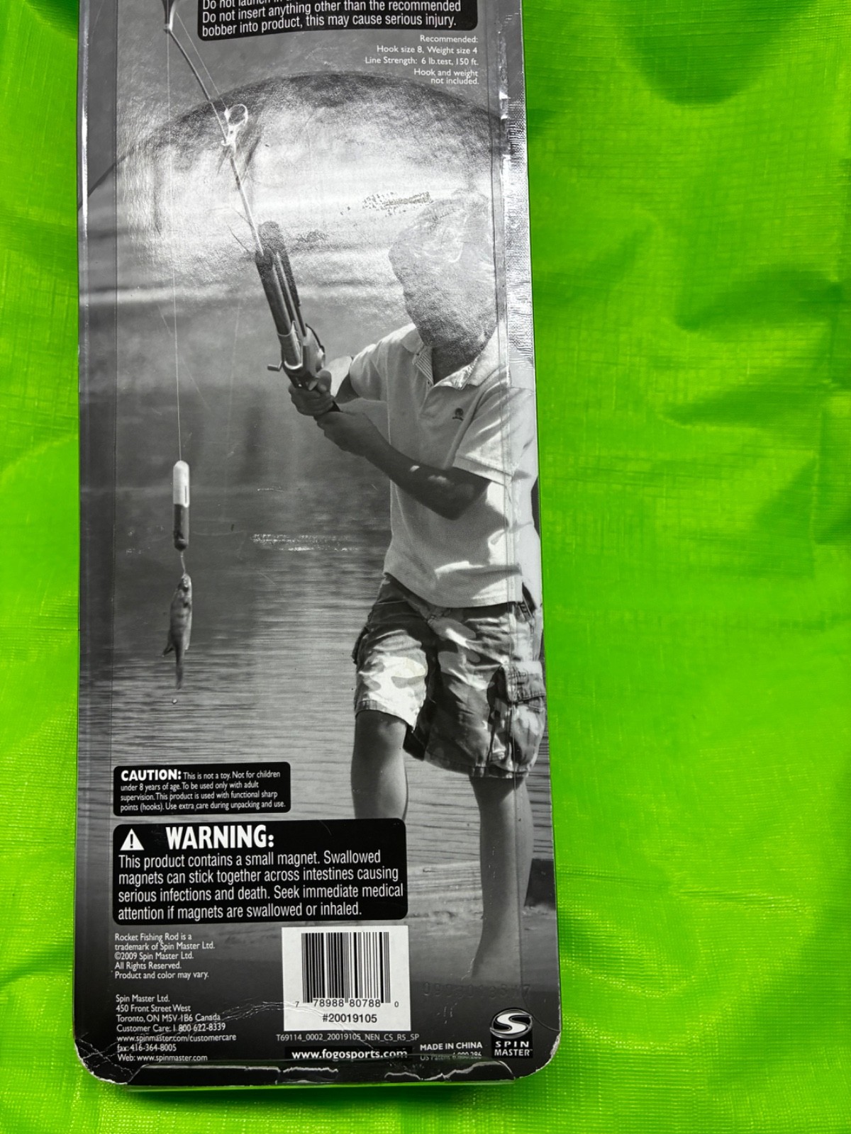 Roland Martin Rocket Fishing Rod II: Shoots 30 Ft: Never opened, new in Box