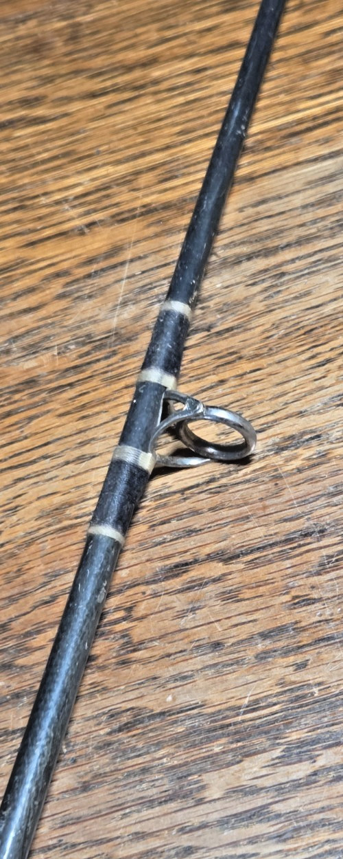 Vintage Maximus Wood Handle 1-Piece 7′ Boat Trolling Fish Rod