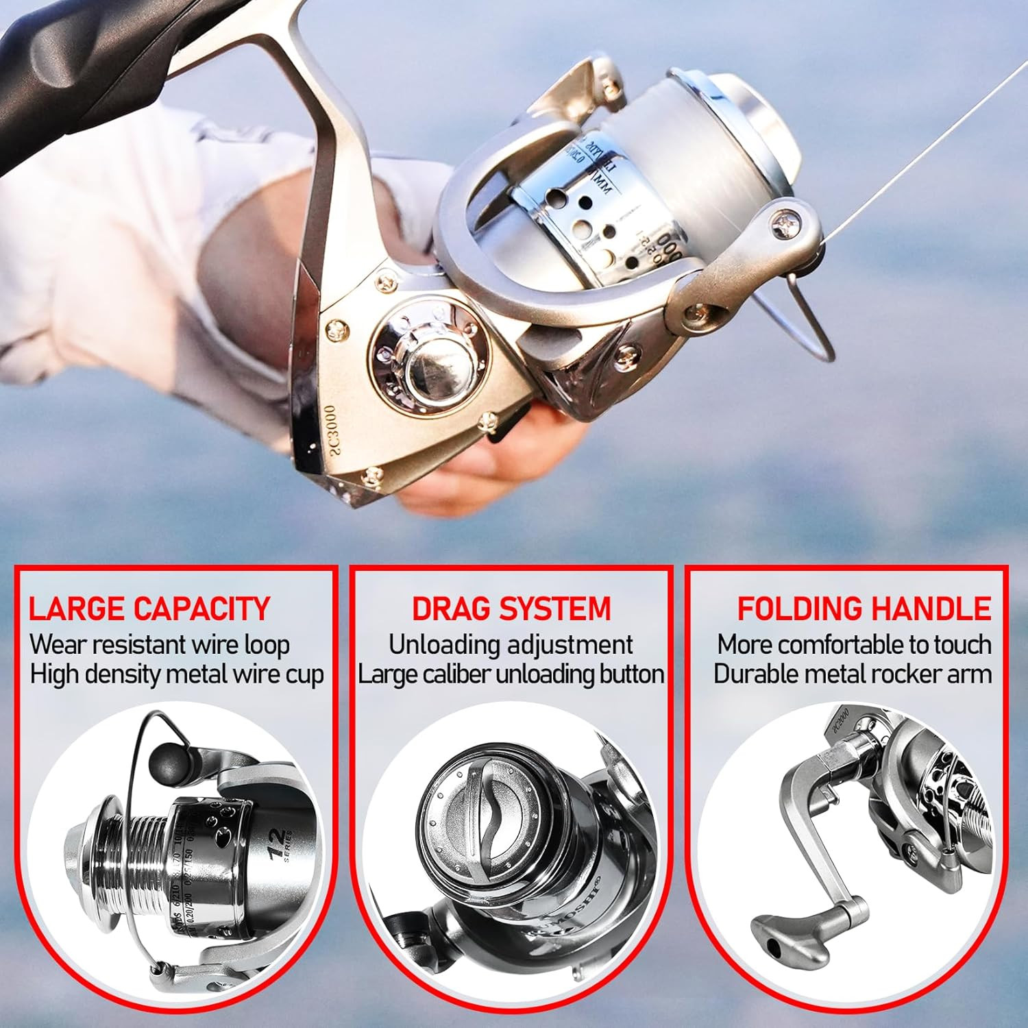 Telescopic Fishing Rod Combo – 2PCS 6.9 7.89FT Collapsible Carbon Fiber Pole Set