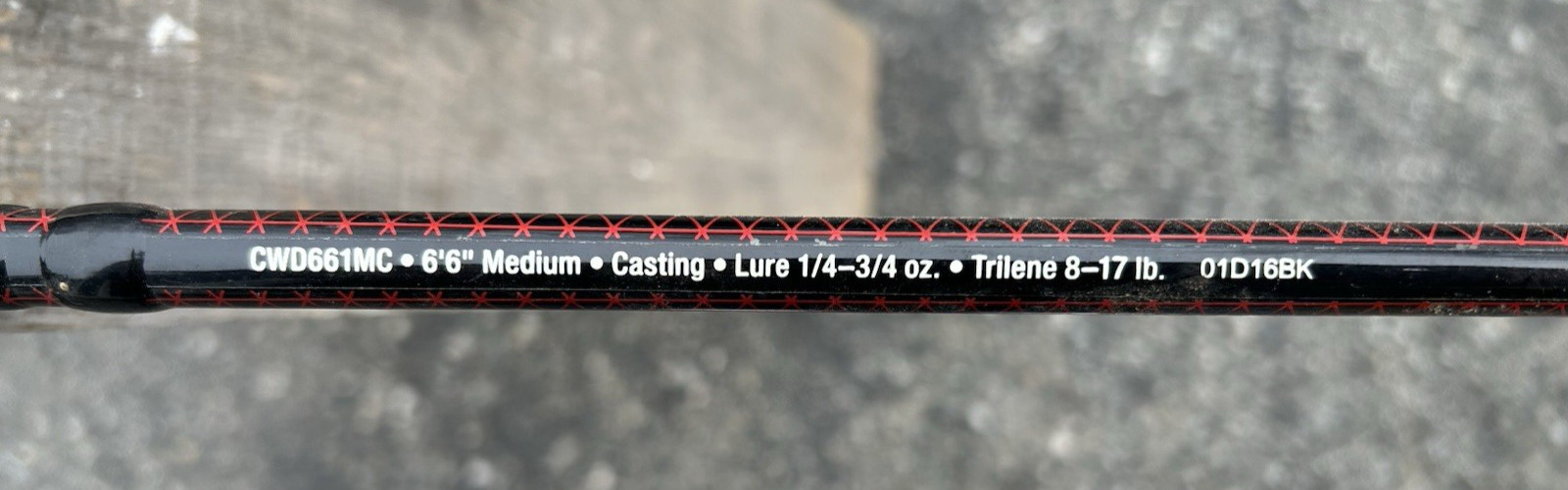 #1022 Berkley Cherrywood HD Baitcasting Fishing Rod Model CWD661MC