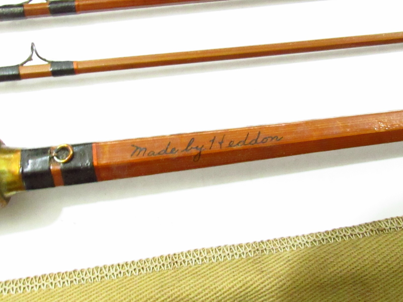1930S USA HEDDON PETE’S FAVORITE 8′ 1/2 FT BAMBOO FLY ROD ALL ORIGINAL
