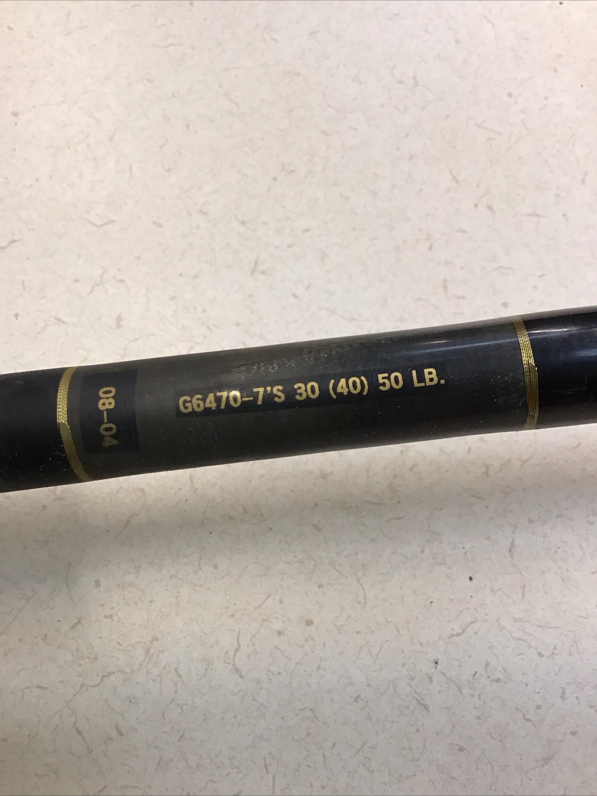 Seeker Fishing Rod / Pole 7ft G6470-7’S 30(40)50 Black Steel “Local Pickup Only”