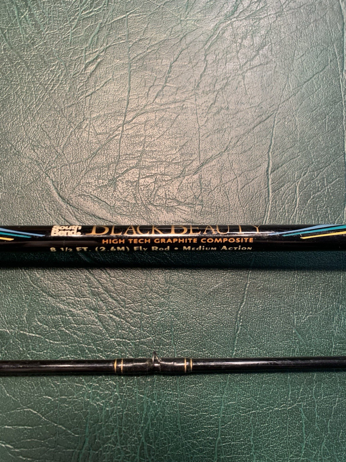 South Bend Black Beauty Fly Rod, 2 Piece 8 1/2’ Graphite Comp.