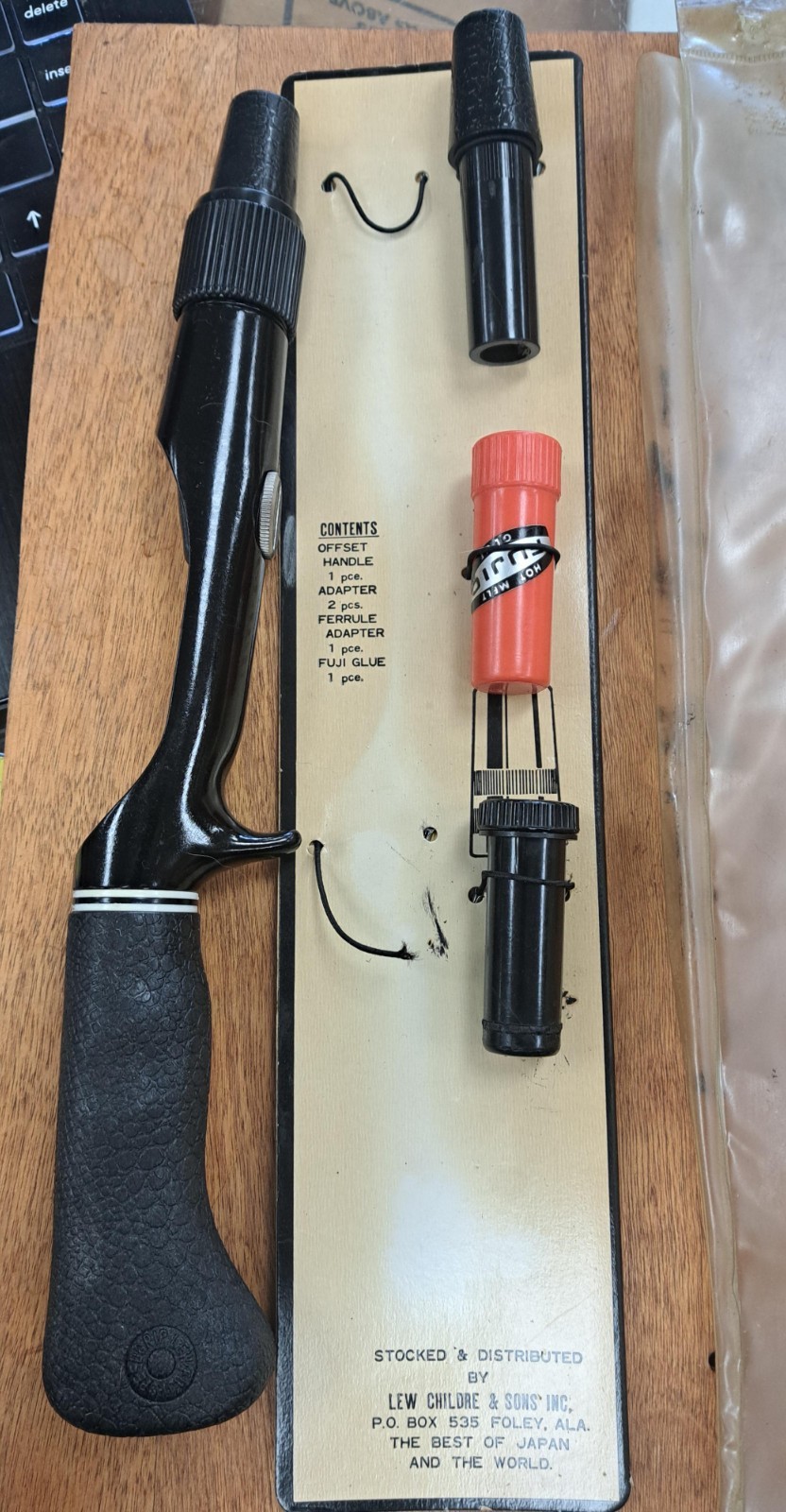 Vintage Lew’s Fuji Speed Grip Fishing Pole Handle kit NOS
