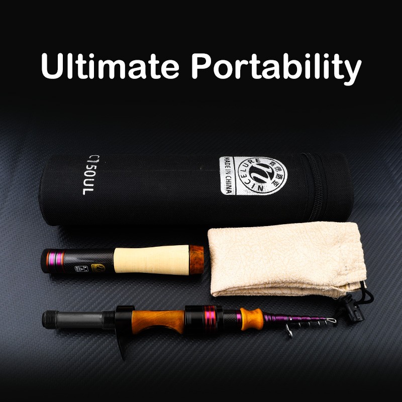 PURELURE Telescopic 1.5m FUJI Guide Travel Portable Lightweight Ultra Short