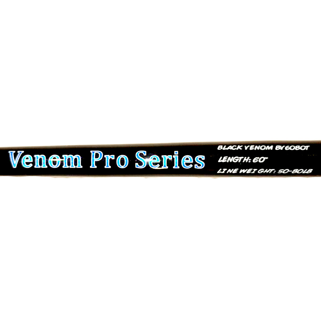 OKIAYA STANDUP RODS 50-80LB “The Wilson Sr” BLACK VENOM-PRO BLANK PAC BAY GUIDES