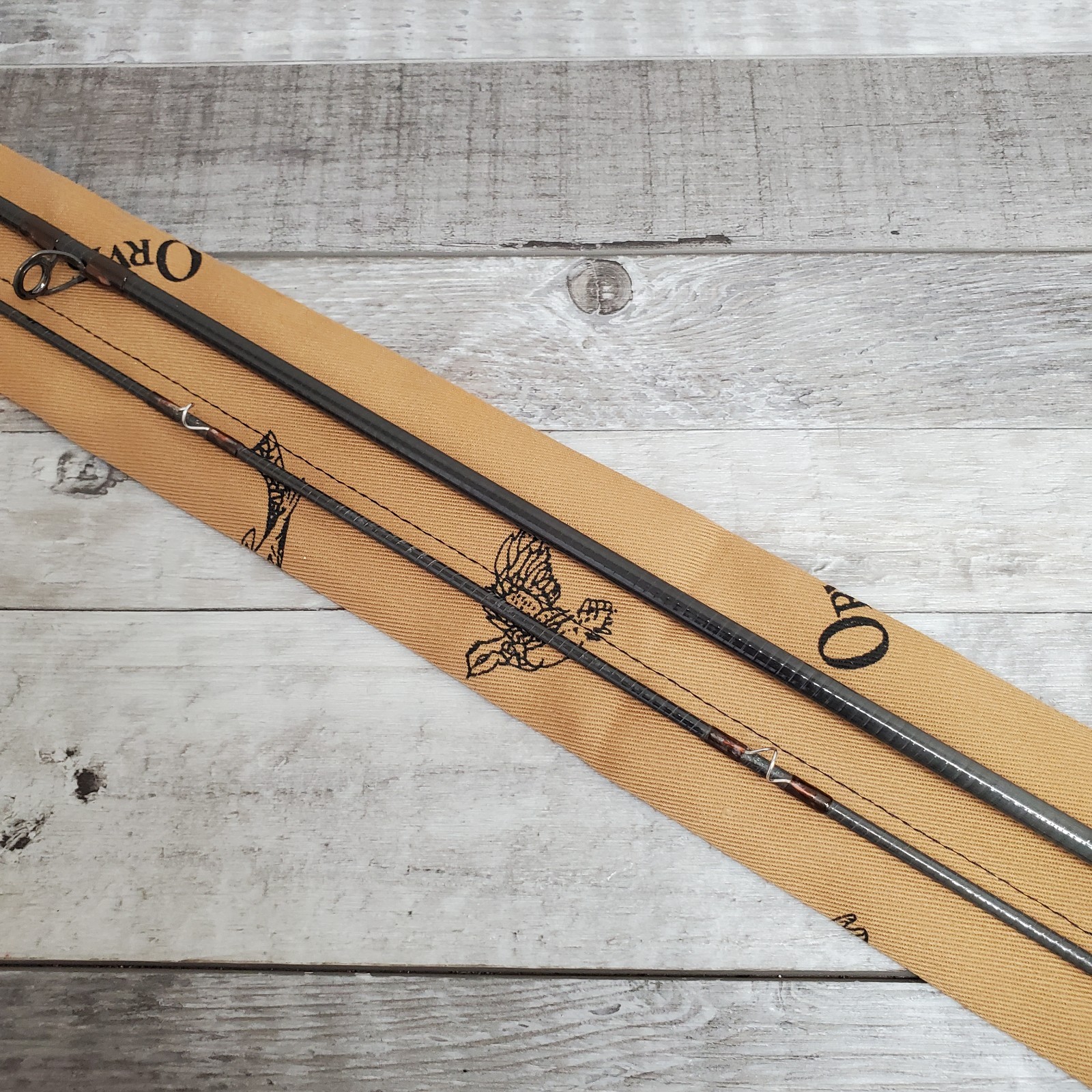 Orvis Superfine Series “Marbury” Graphite Rod 8′ 2pc 2 5/8 6wt Fly Rod with Tube