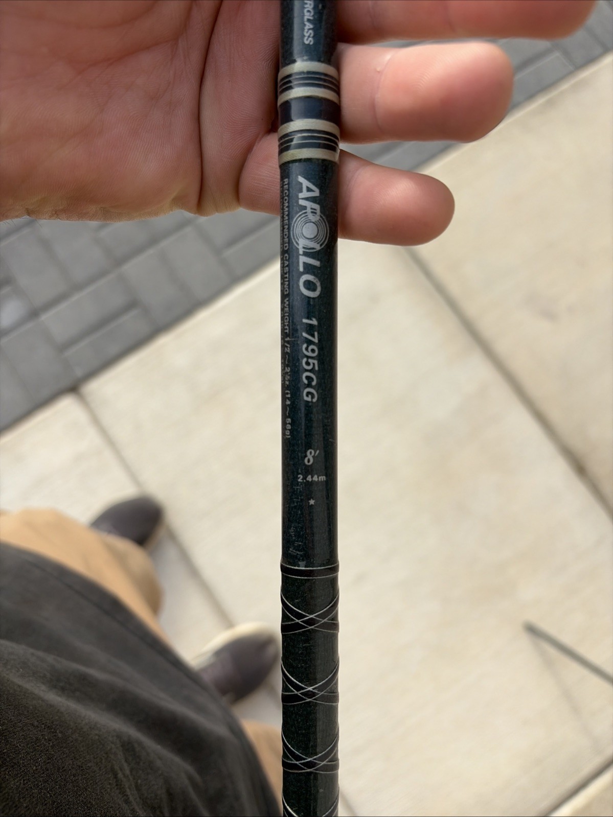 Apollo 1795 CG 2 Piece 8ft Spinning Rod