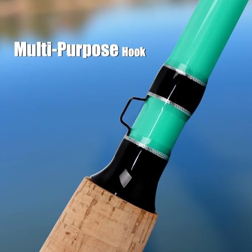 Catfish Fishing Rods – 1 Piece/2 Piece Pole – Portable Travel Pole – Medium