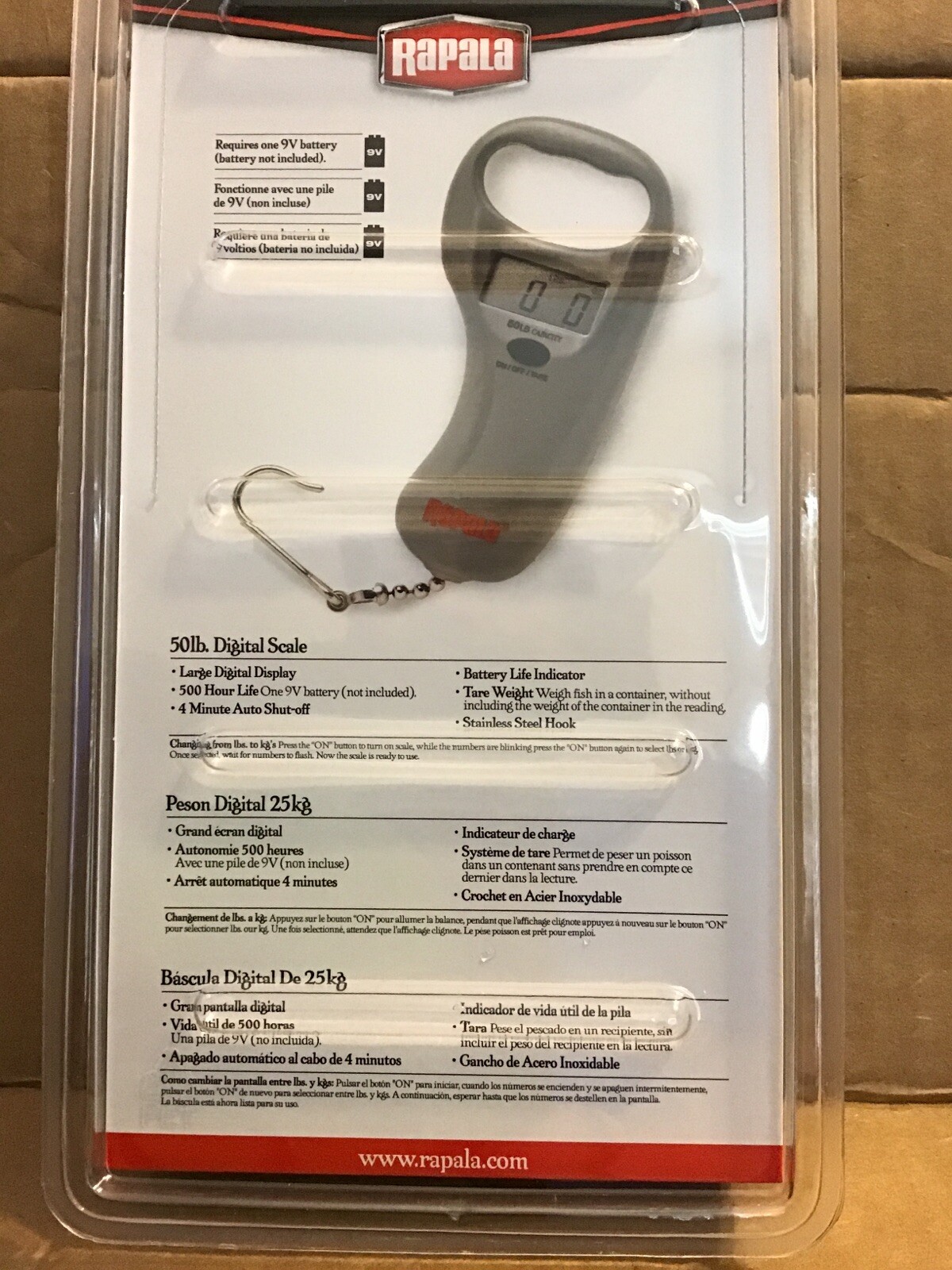 Rapala 50lb Digital Scale