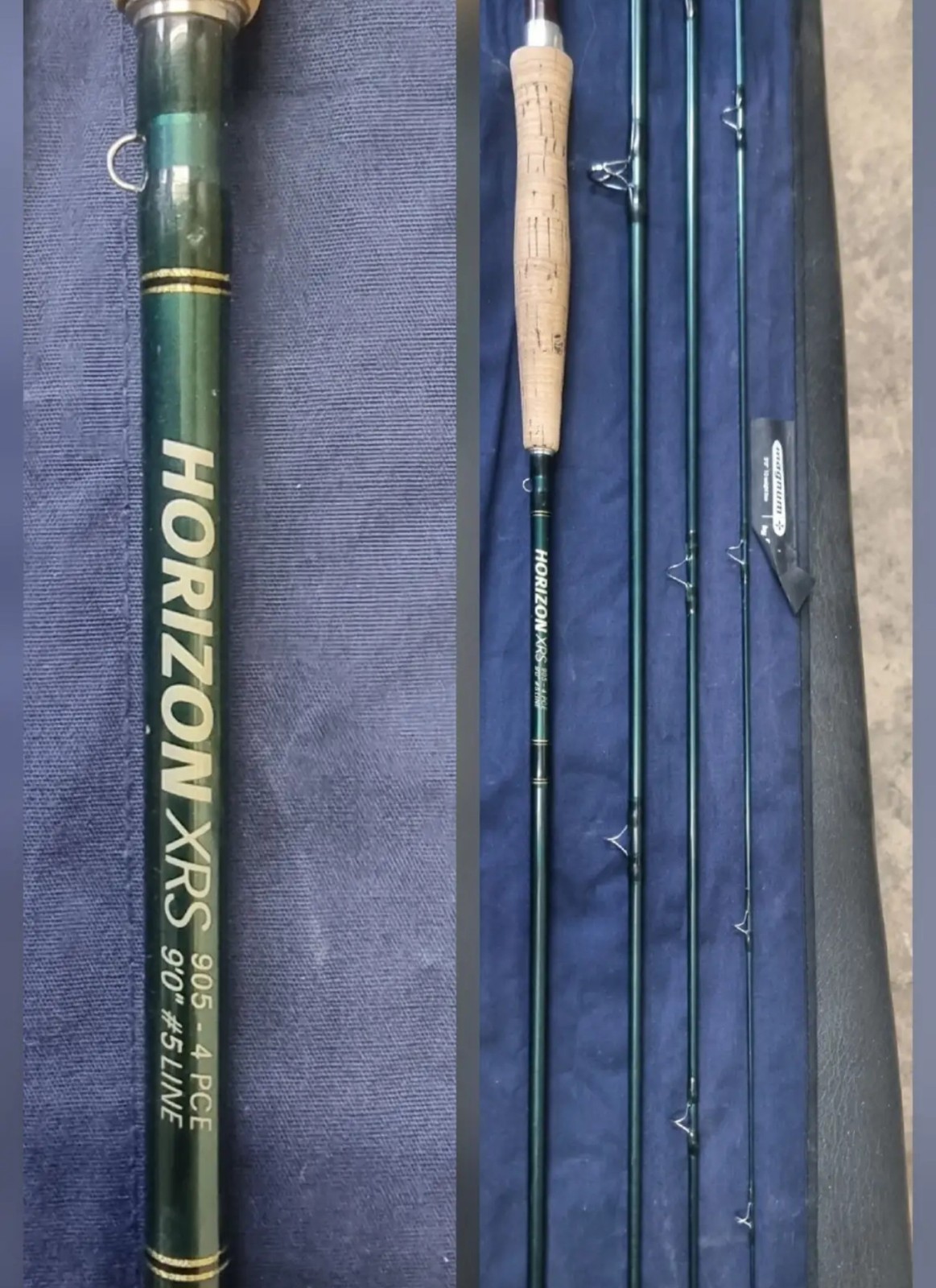 Fly Fishing Rod Horizon XRS 905 – 4PCE 9′ #5 Line New Graphite With Cases