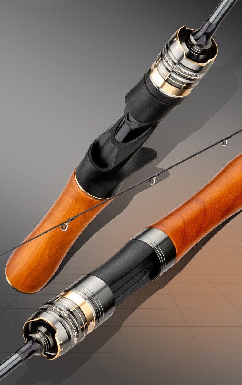 Portable Fishing Rods 5.6ft 6ft Spinning Casting Rod Carbon Fiber Rod Bass Pole