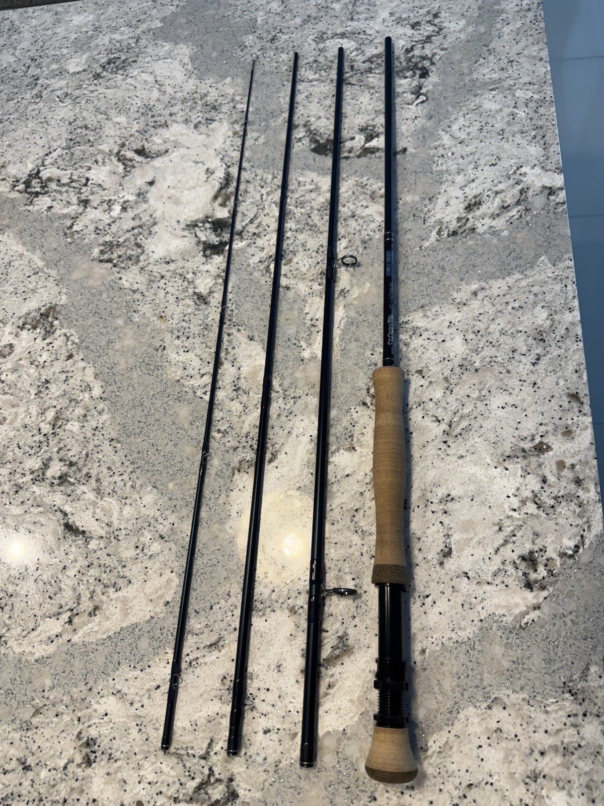 St Croix Evos Salt EVS1190-4 9’ 11Wt Fly Rod W/ Aluminum Rod Tube