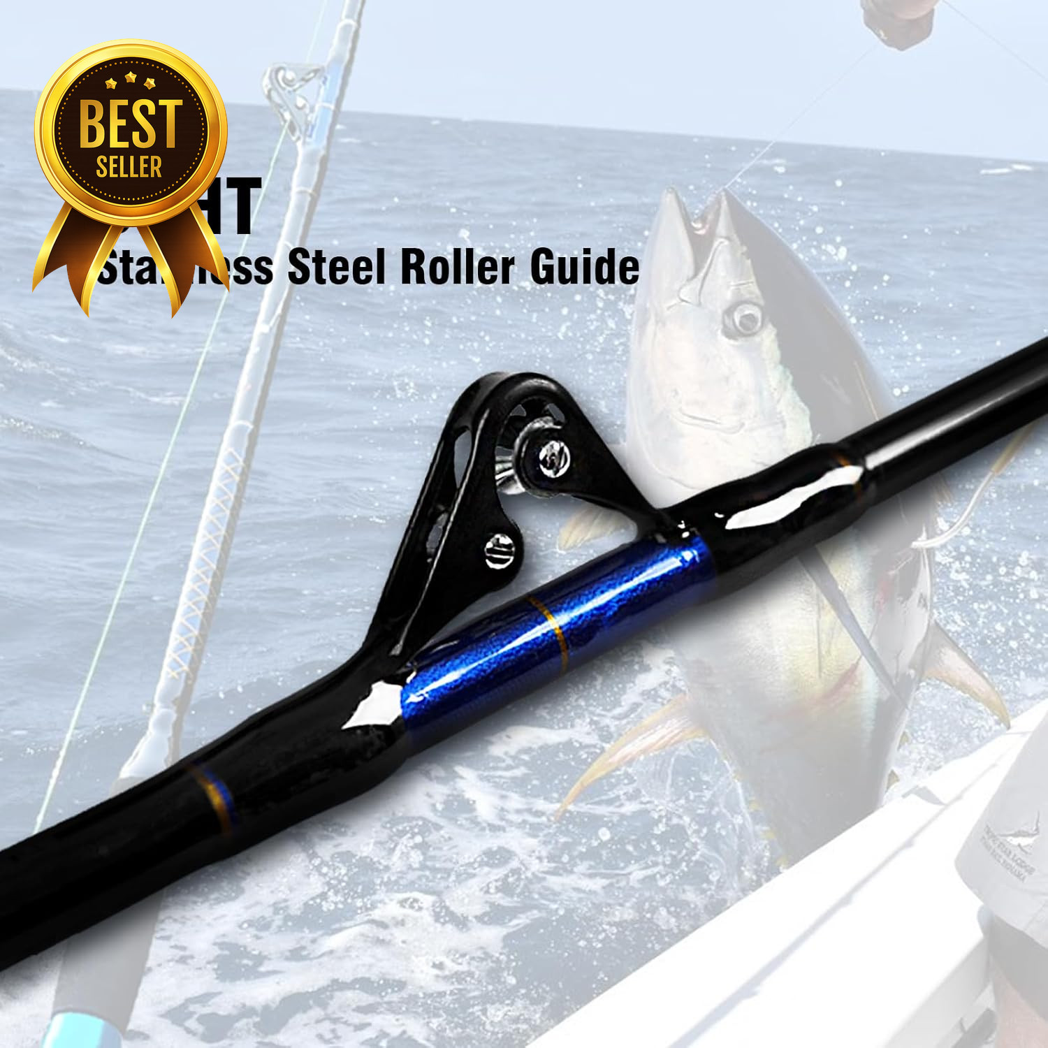 6ft Saltwater Offshore Trolling Rod Conventional Boat Pole