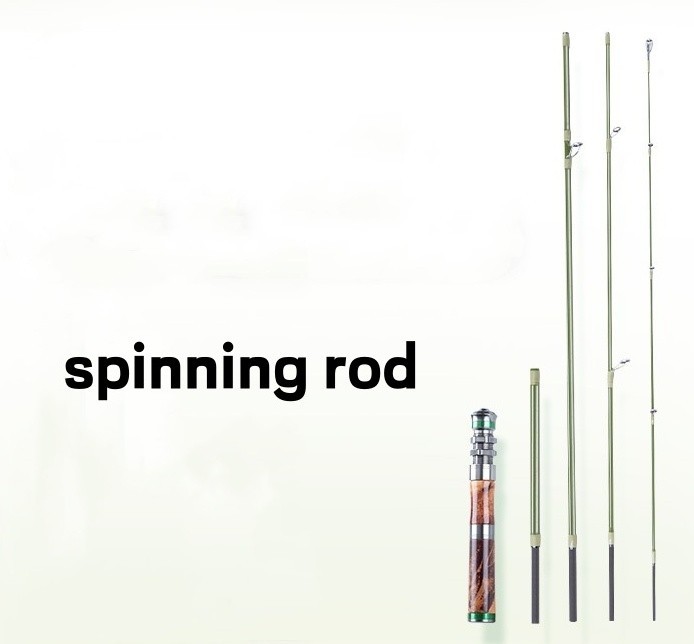 Portable Fishing Rods Carbon Fiber Spinning/casting Rod Carp 5 Sections Travel