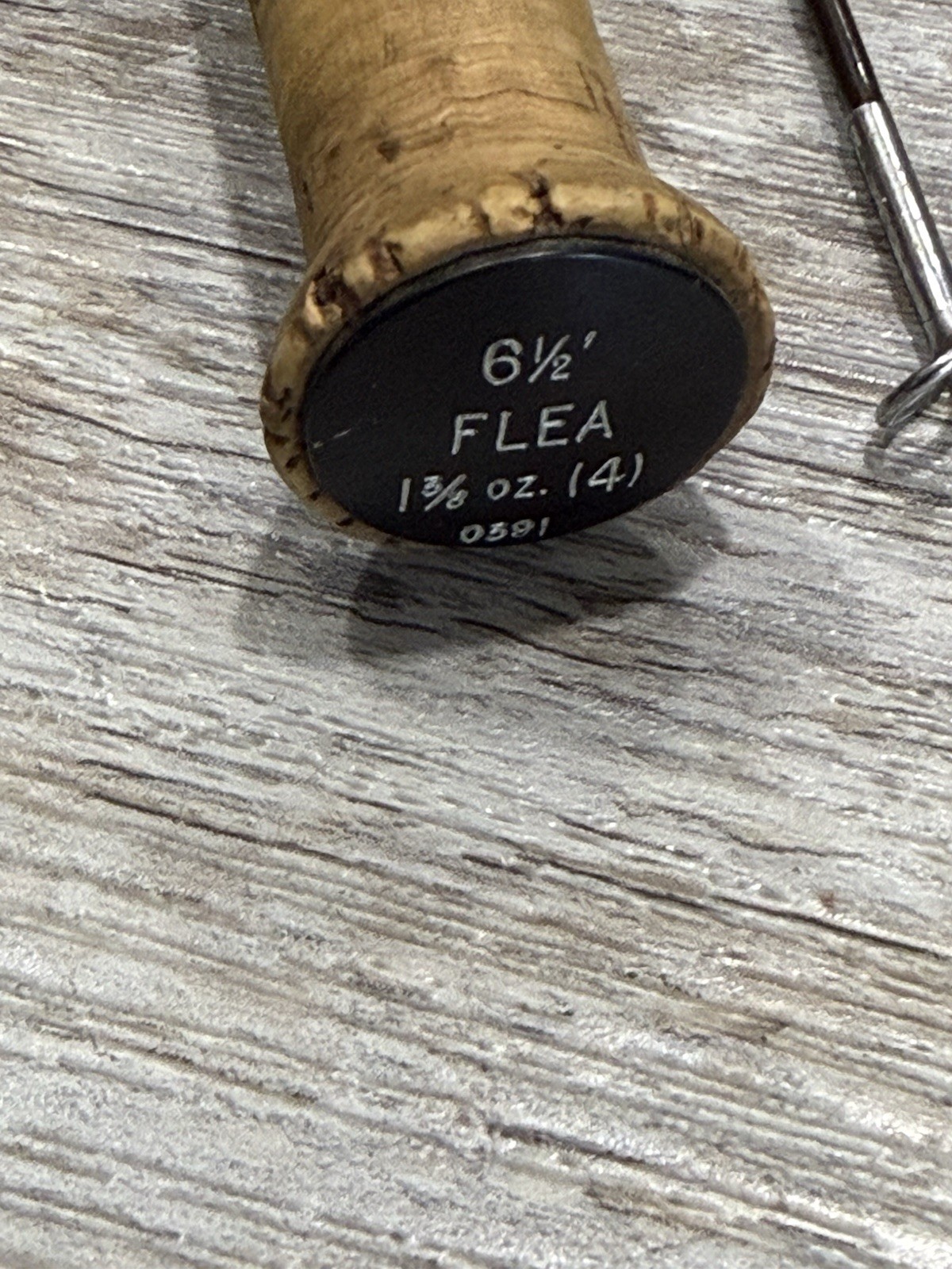 Vtg Orvis Flea Graphite Fly Fishing Rod 6 1/2 2pc #4 1 3/8oz + Correct Tube
