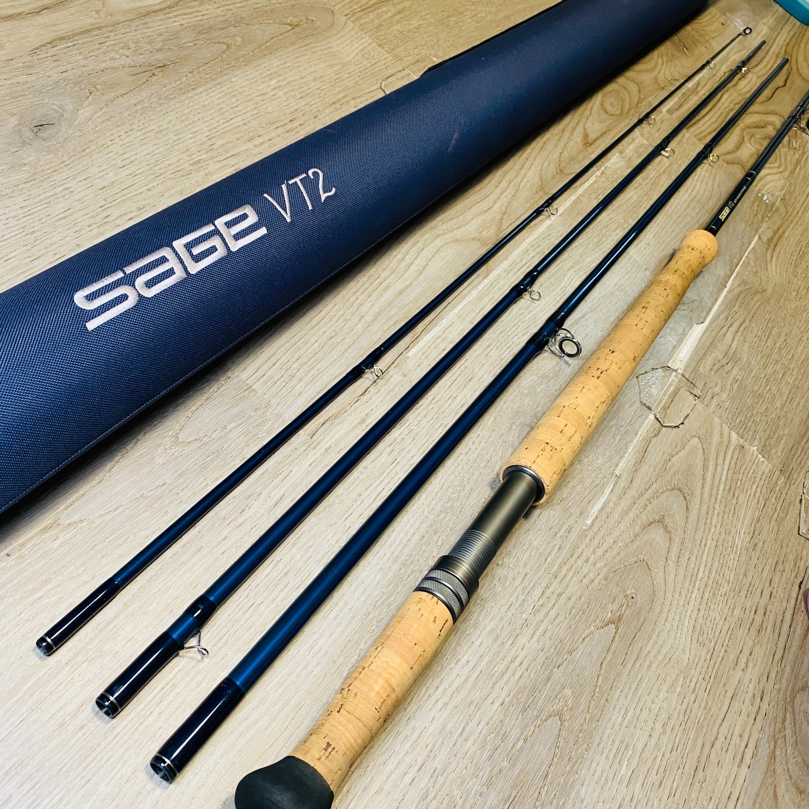[Excellent++] Sage VT2 8139-4 8wt 13’9″ Fly fishing rod w/Tube