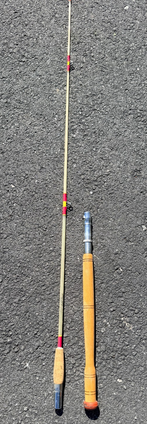 Vintage Gold Coast Model B-1500 Fishing Rod 6’ Heavy Duty 2 Pc.