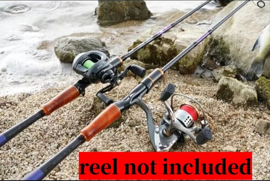6 ft Trout Fishing Rods Carbon Fiber Spinning/casting Rod Carp 2 Sections Poles