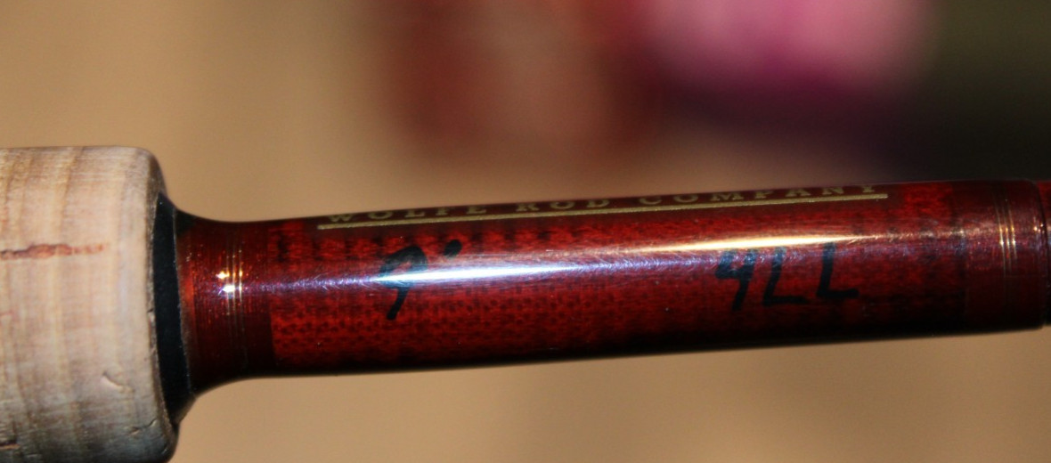 Wolfe Rod Company Fly Fishing Rod. 9’ 4wt. (4LL) W/ Tube & Sock.