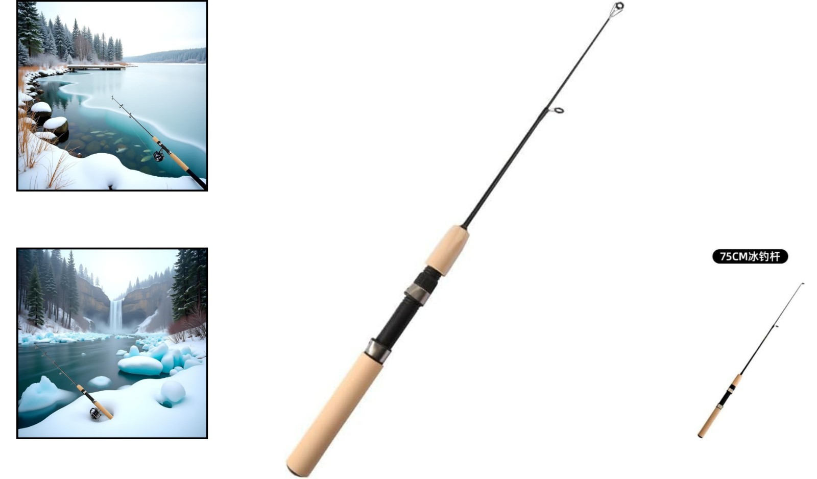 Versatile 75cm Telescopic Fishing Rod for Spinning & Casting – Travel Essential