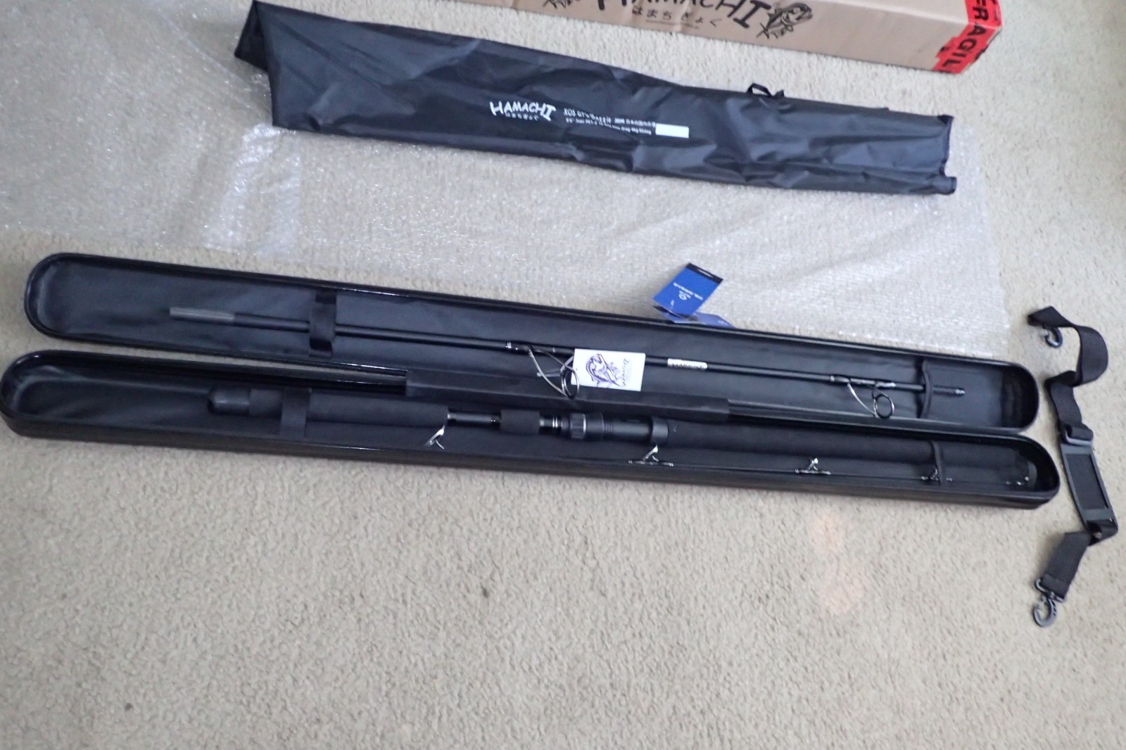 HAMACHI 9’6 XOS GT’n’Doggie Ultra Cast 10 – 20lb Japan SPIN fishing rod w / case