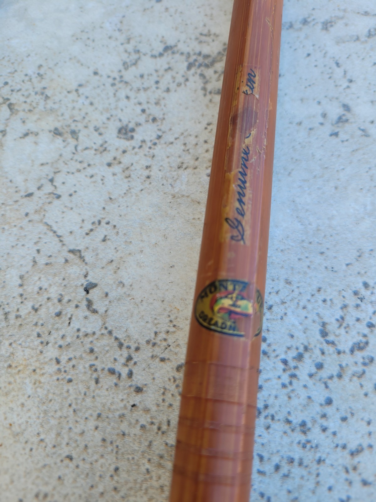 VINTAGE MONTAGUE DREADNOUGHT GENUINE TONKIN 6 ft Fishing Rod – Two Piece
