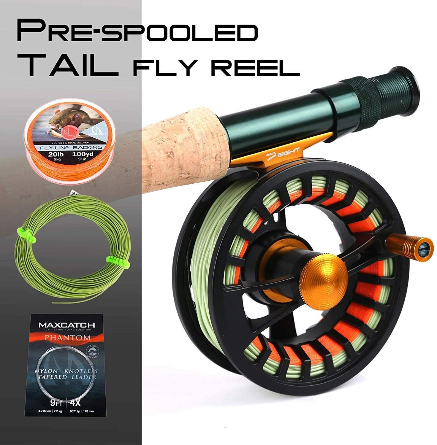 Extreme Tail Fly Fishing Combo Kit 4/5/6/7/8 Starter Fly Rod and Reel Outfit