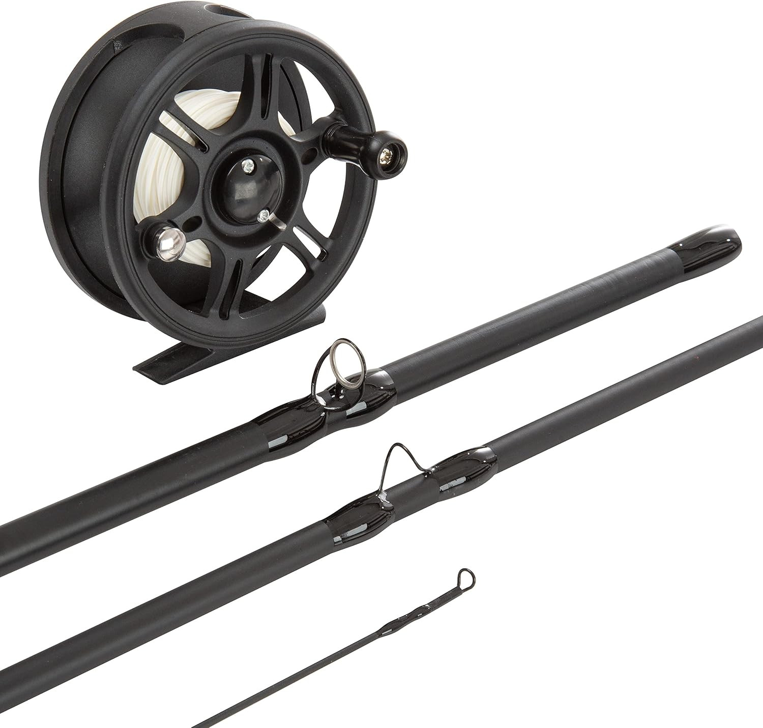 Outdoors Fly Fishing Rod & Reel Combo Starter Kit with Case
