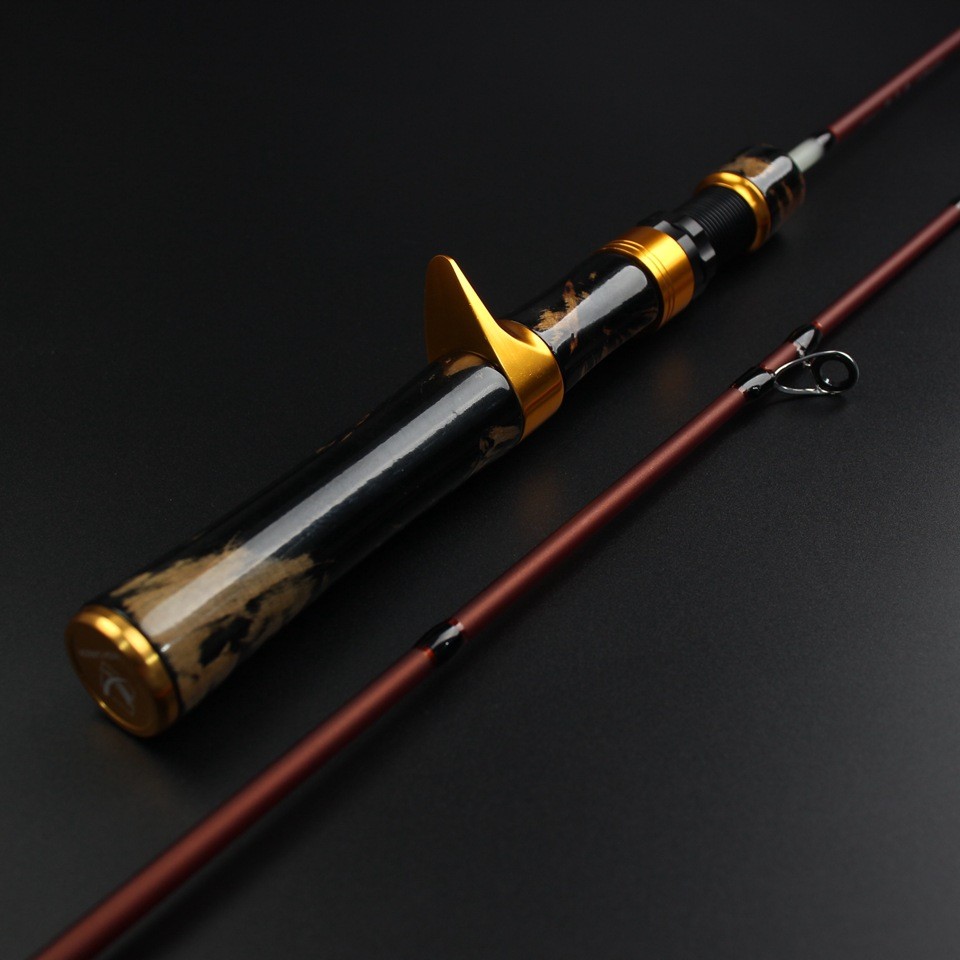 Carbon Fiber Fishing Rod Super Soft And Ultra Light 1.4m Four-Section Portable