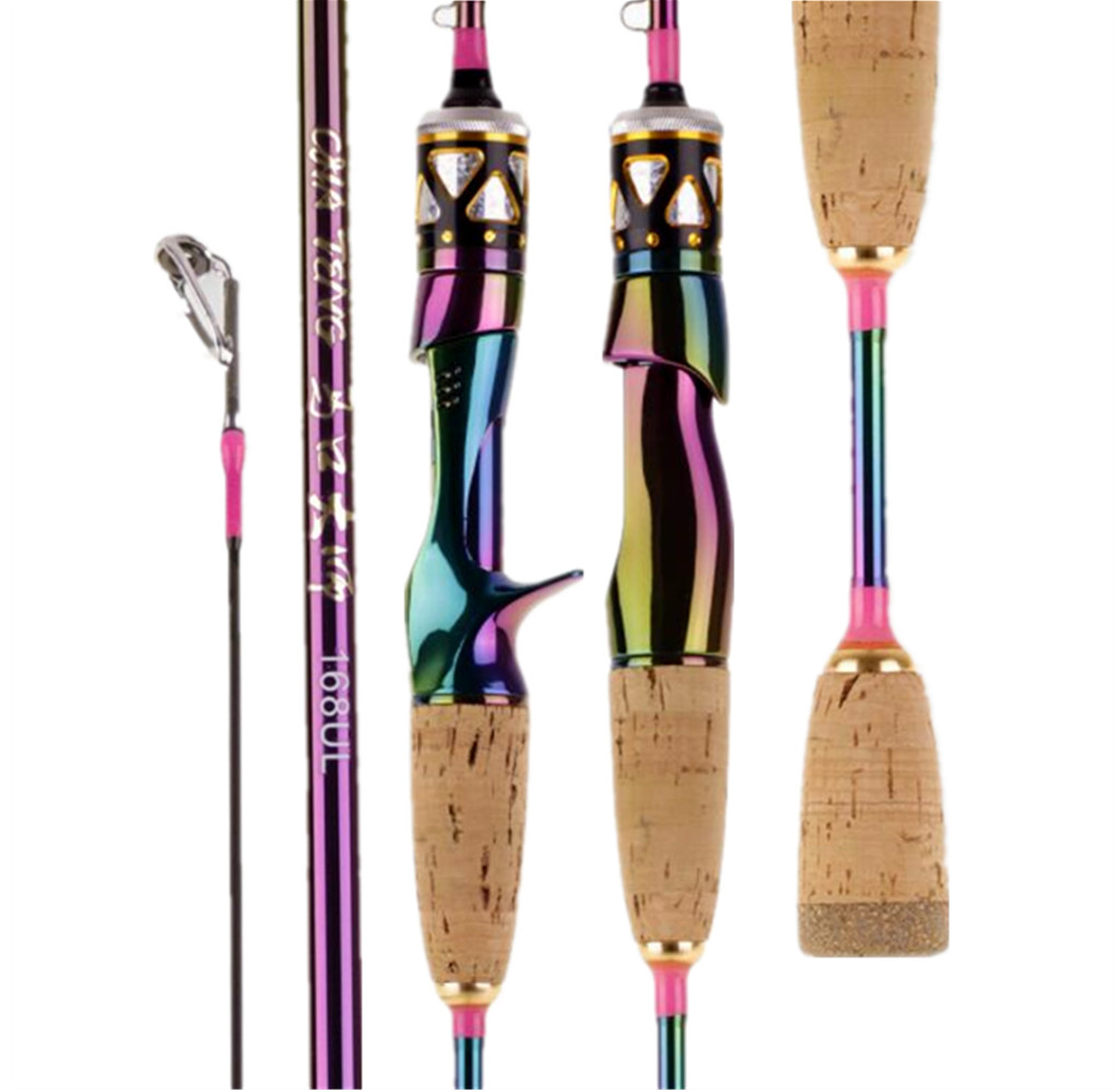 1.68m 1.8m Trout Fishing Rod Portable Casting Rod Carbon Fiber Spinning Rod Fast