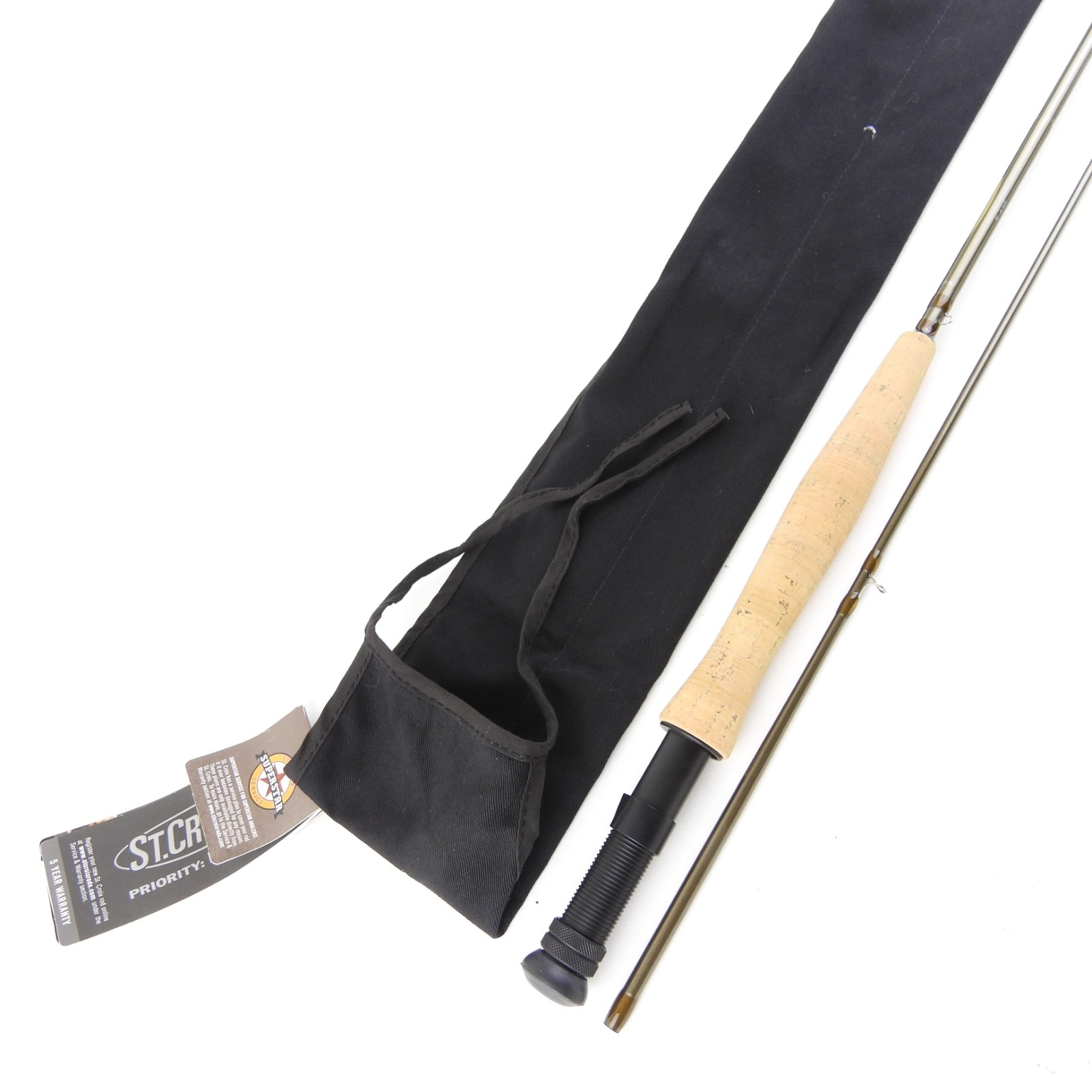 St. Croix Rio Santo Fly Fishing Rod. 8’. 4wt. W/ Sock.