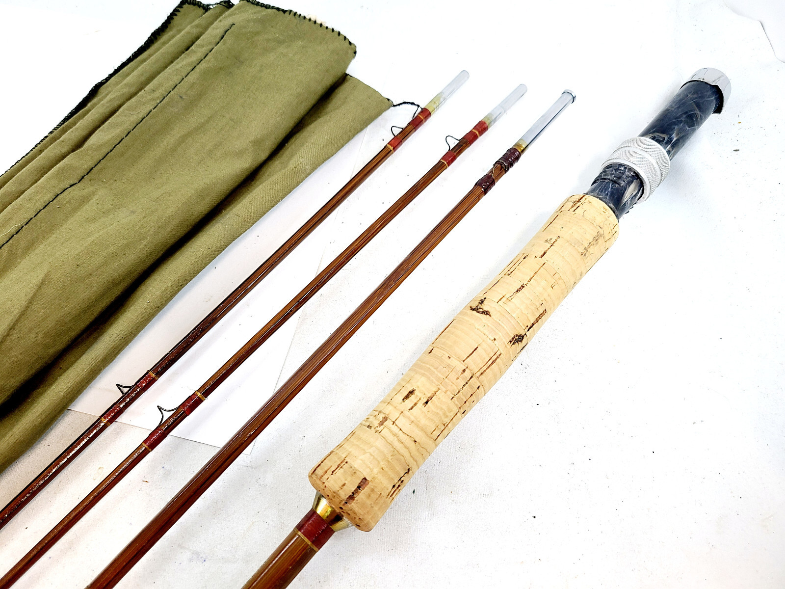 Booklure Golden Gate New? 1940’s Vintage (9ft, 4pc, 2 tips) Cane Fly Rod