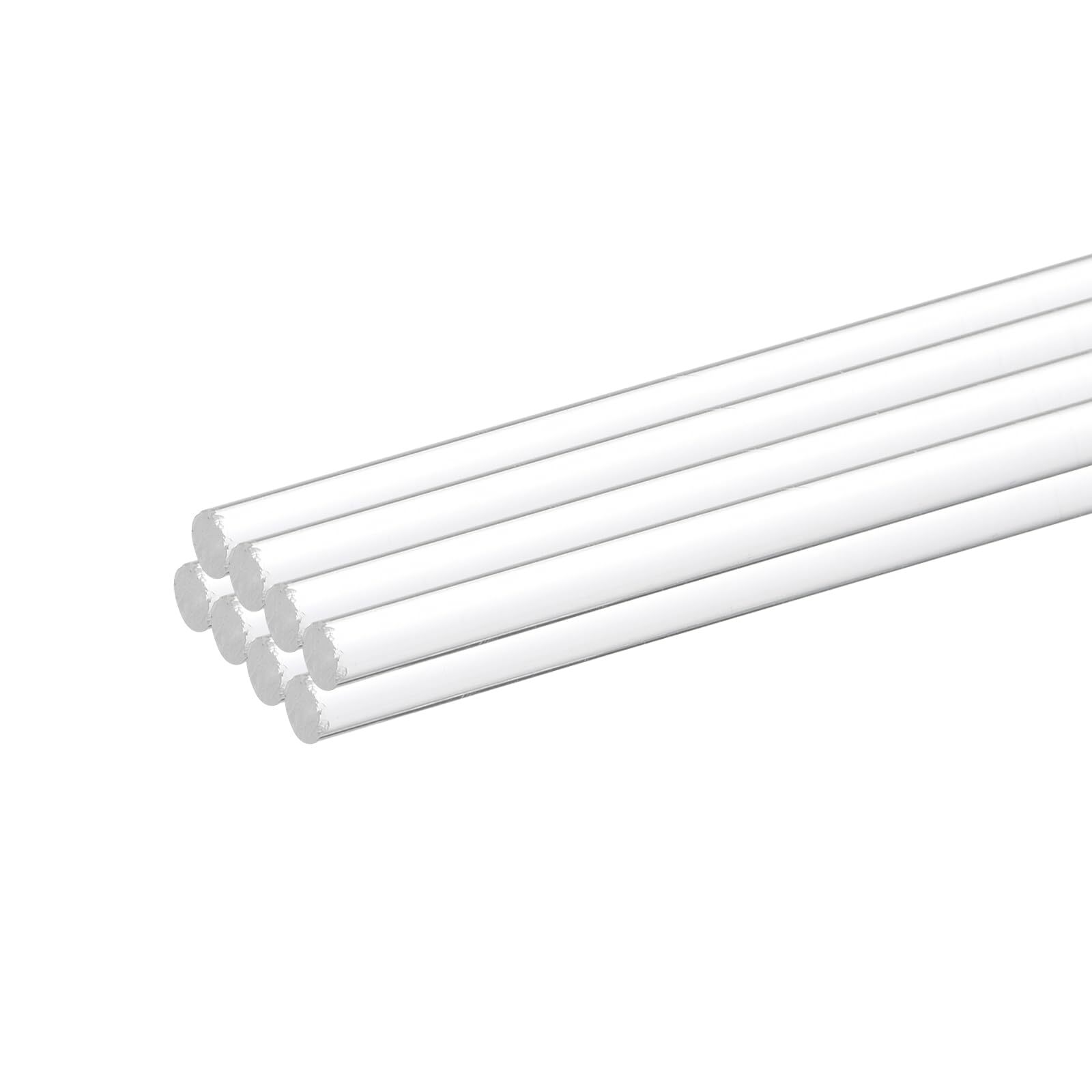 8pcs Acrylic Round Rods 1/8″ x 12″ Clear Acrylic Dowel Rods Sticks Plastic St…