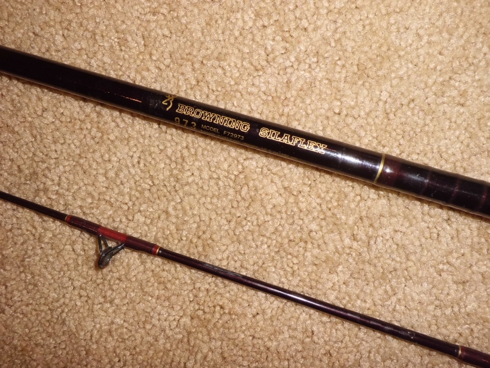 Vintage BROWNING Silaflex 973 Model F72973 Spinning 7’6″ Rod- 8-25 lb test