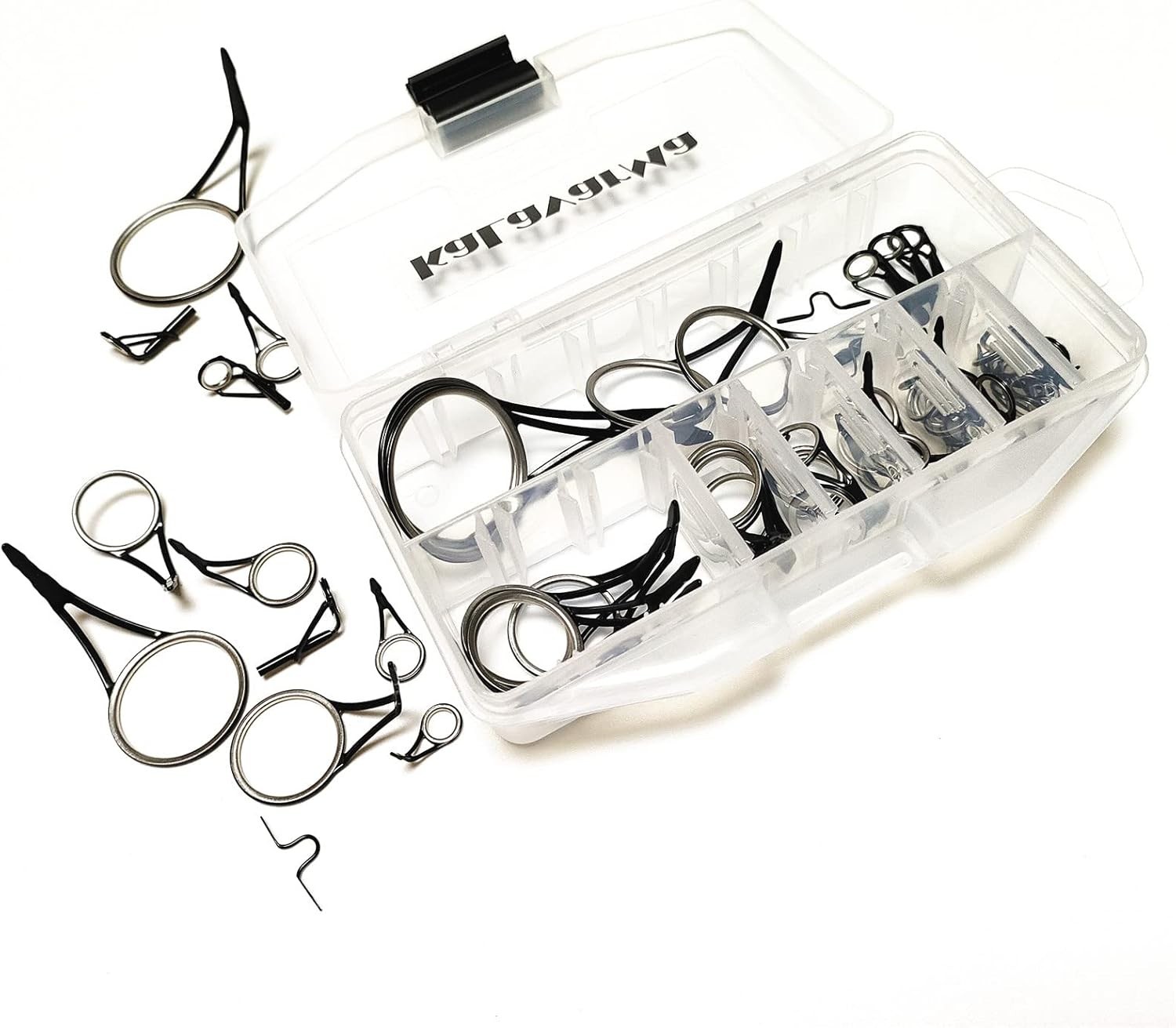 Minima Rings one Piece Stamped Frame Guide Fishing Rod Repair Kit Guide Tip T…
