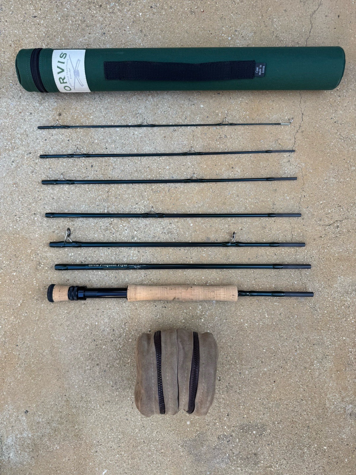 ORVIS Frequent Flyer 909 9′ 9wt. 7p Fly Fishing Rod and ORVIS CFO V Reel/Spool