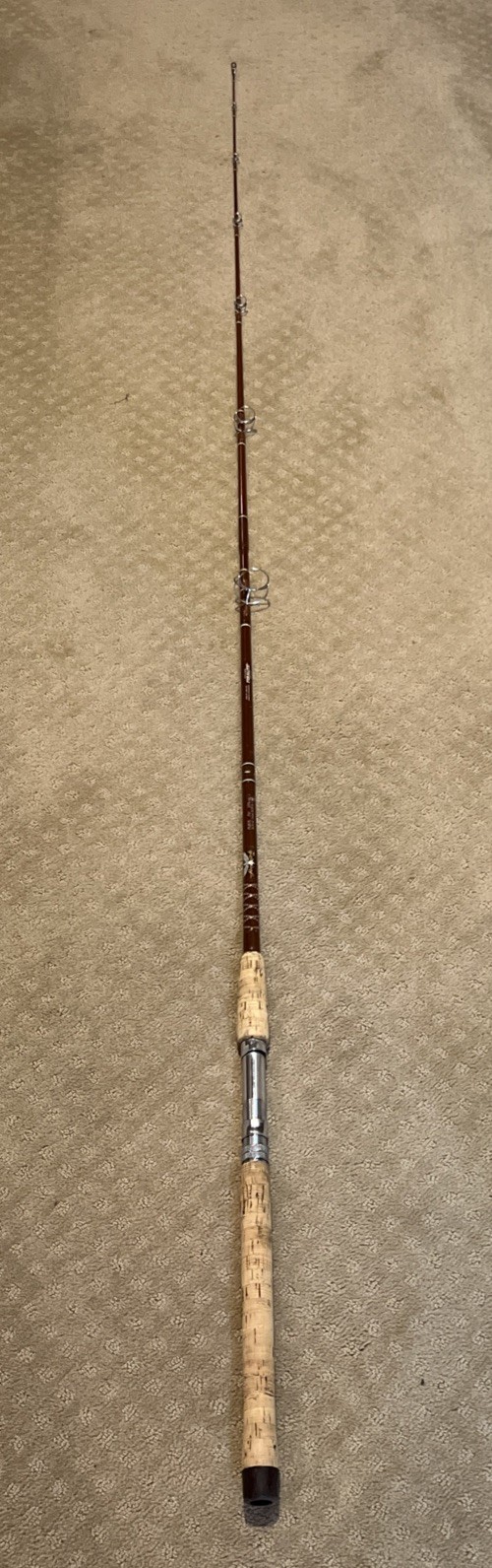 Vintage FENWICK PLB76 Spinning Rod made in USA- 8-15lb test 7 1/2′