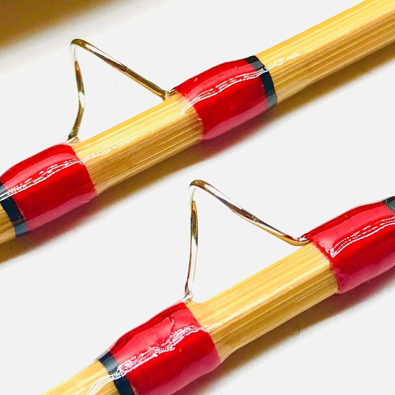 ZHUSRODS Classical Bamboo Fly Rod 7’6″~5 wt/2 Section~2 Tip/Fly Fishing Rods