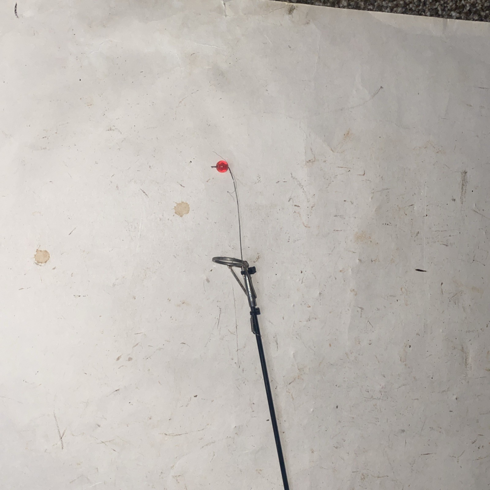 Custom Ice Rod by Dynamite Custom Rods, 32” Light, Black With Foam Handle