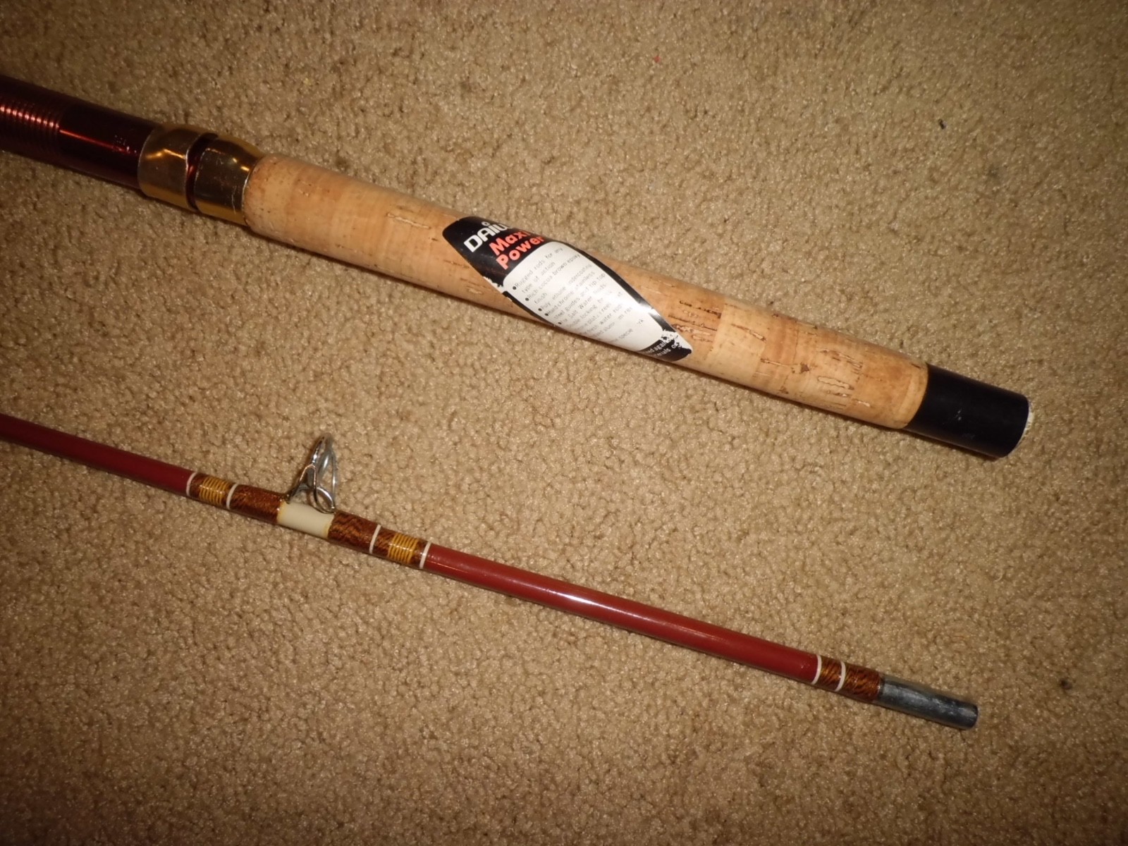 NOS Vintage DAIWA Maxi Power 3100-8.5 Spinning 8’6″ Rod- 20 lb test