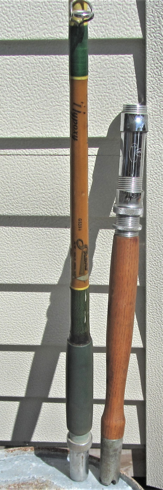 Vtg Golden Sabre GS 551 6’4″ Nypoxy Glass Fish Rod 2-Piece California Tackle