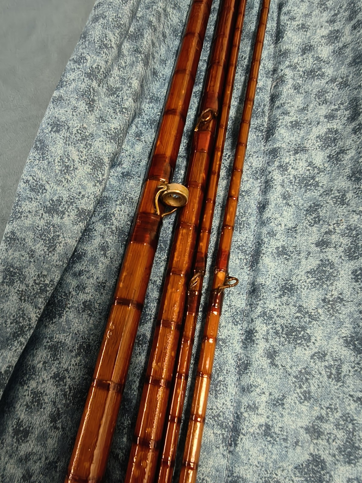 1927 Hardy 14’2″ The Gold Medal Rod Palakona Regal Bamboo 4 Piece Extra Tip