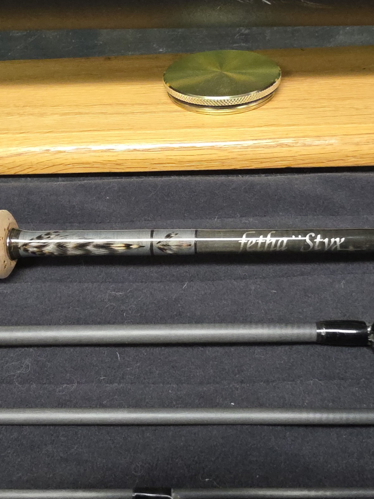 Fetha Styx Fsf Pro 906.4 9′ 6 wt. Fly Fishing Graphite Rod 4 Piece w/ tube