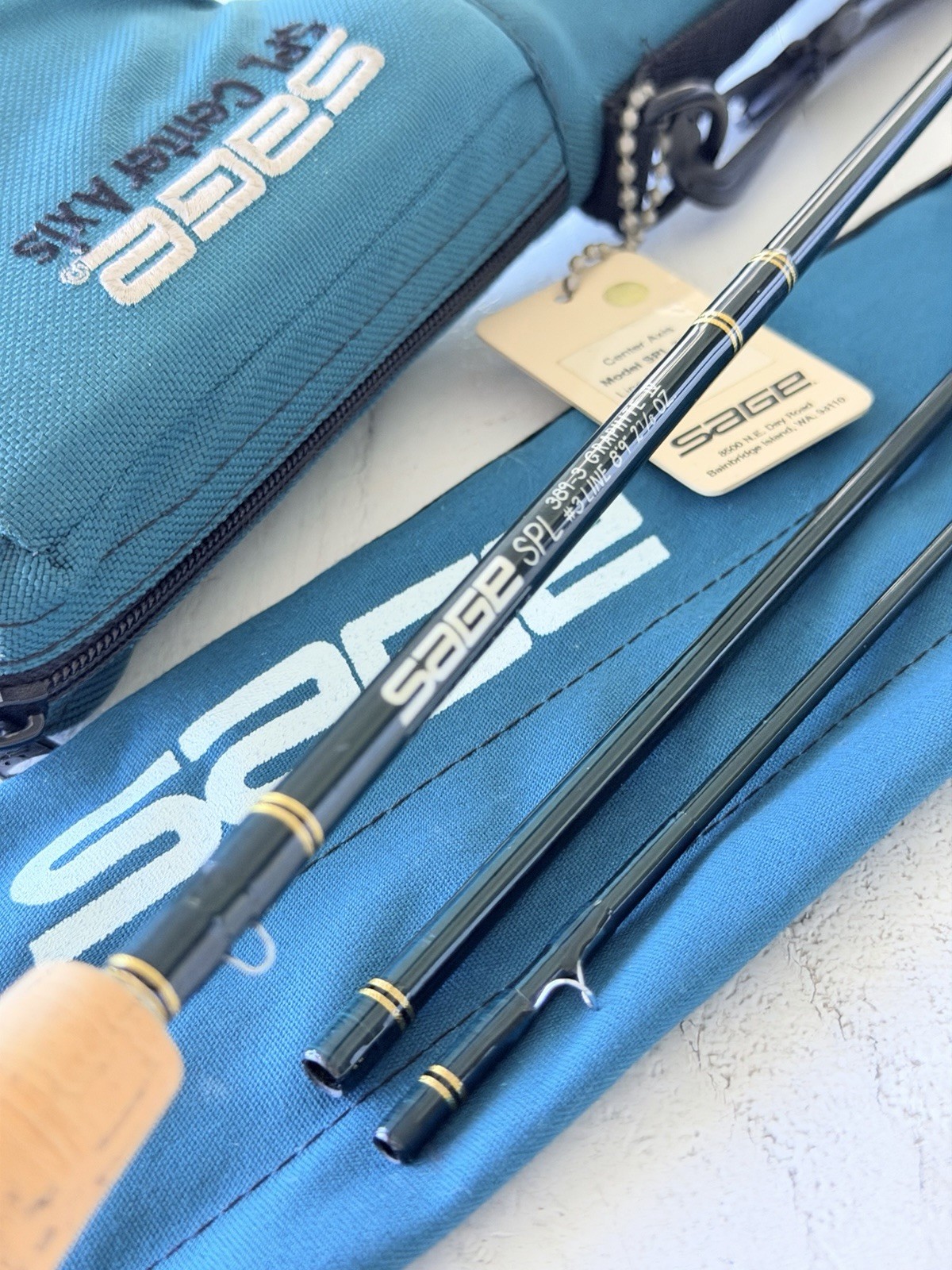 **BEAUTIFUL**🔥~RARE~ SAGE SPL Center Axis 3wt 8’9”in~3pc Rod & Reel ~LEGENDARY~