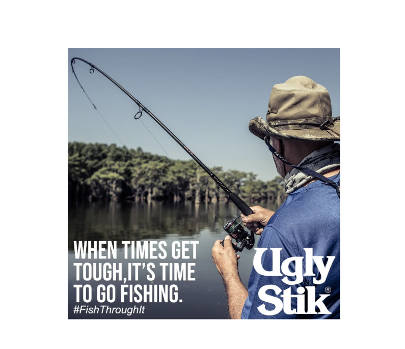 Ugly Stik LITE PRO Spinning Rod, 6’6″ Ultra Light Fishing Rod